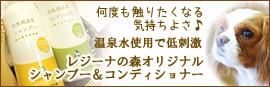 何度も触りたくなる気持ちよさ♪温泉水使用で低刺激レジーナの森オリジナルシャンプー&コンディショナー